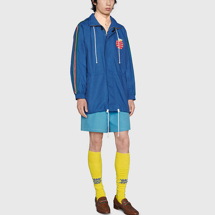 Gucci Les Pommes Nylon Jacket 'Blue' 663646-ZAHC7-4211
