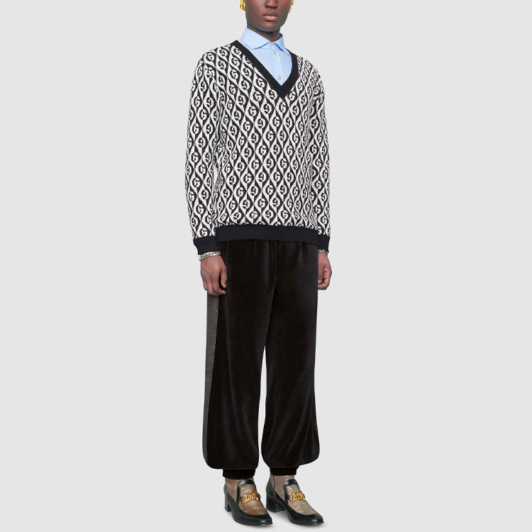 Gucci Side-stripe sweatpants 'Black' 595535-XJBTF-1082