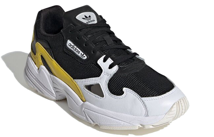 (WMNS) adidas Falcon 'Black Yellow White' EG6708