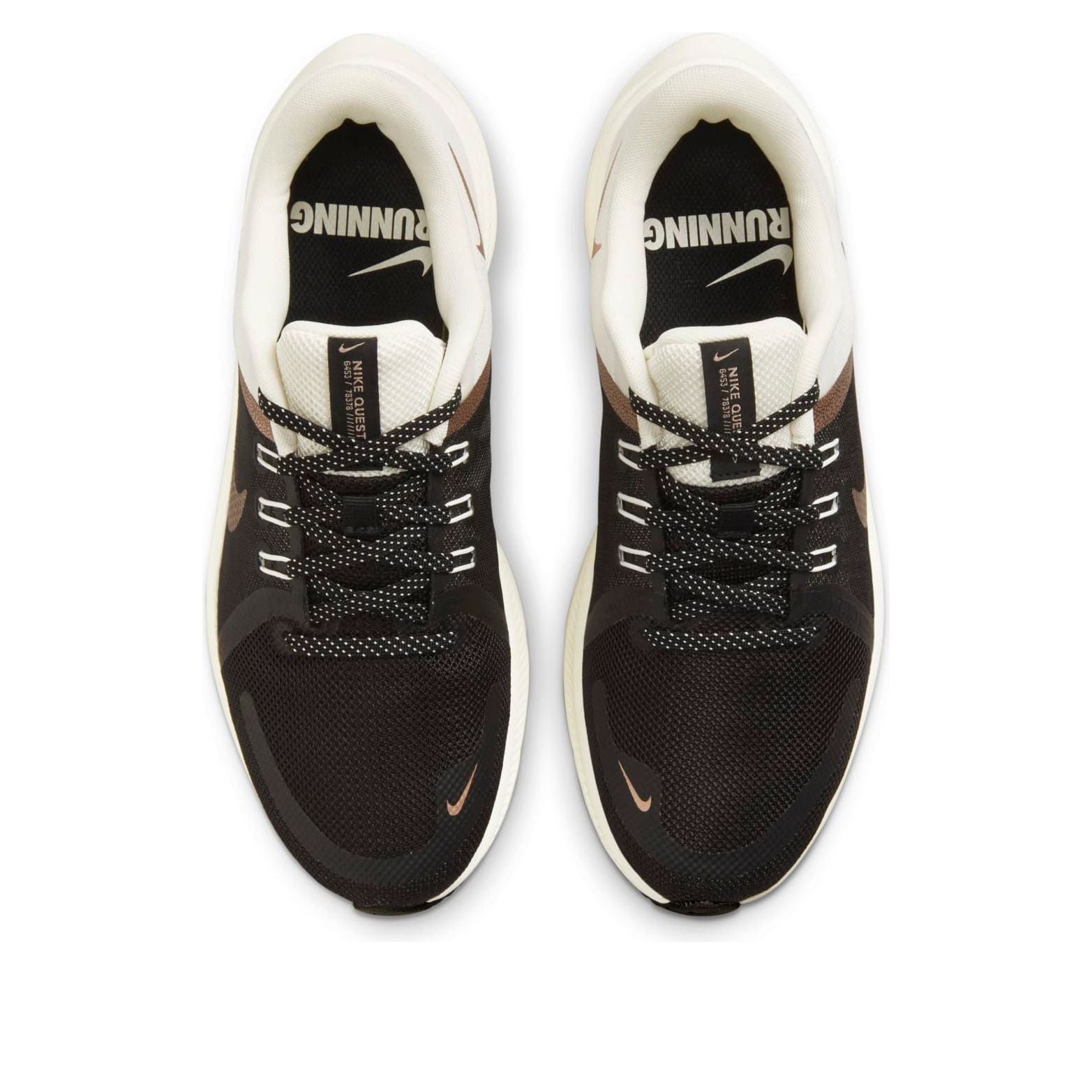 (WMNS) Nike Quest 4 Premium 'Black Metallic Copper Coin' DA8723-001