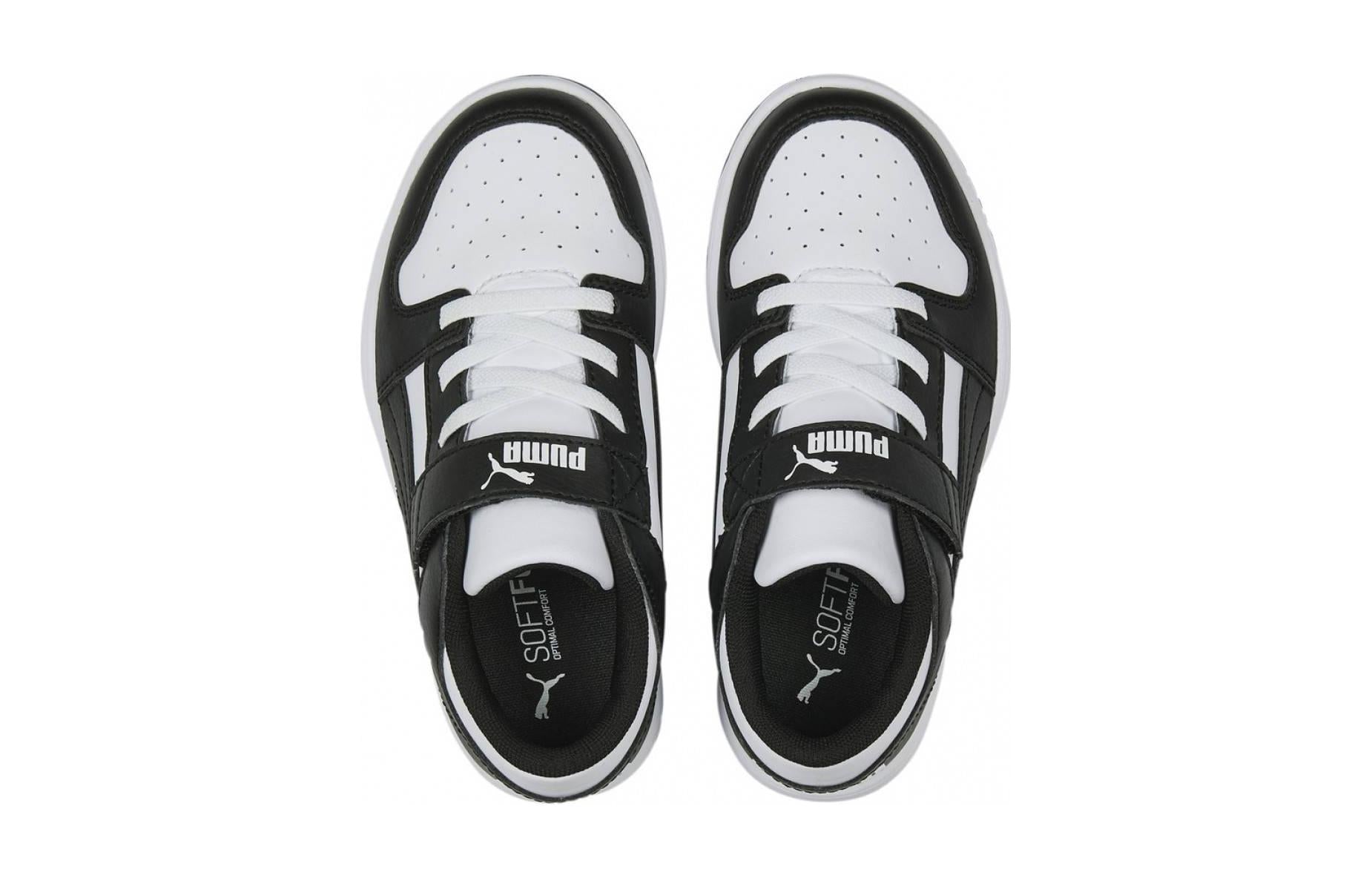 (PS) PUMA Rebound Lay-Up Lo V 'White Black' 370492-16