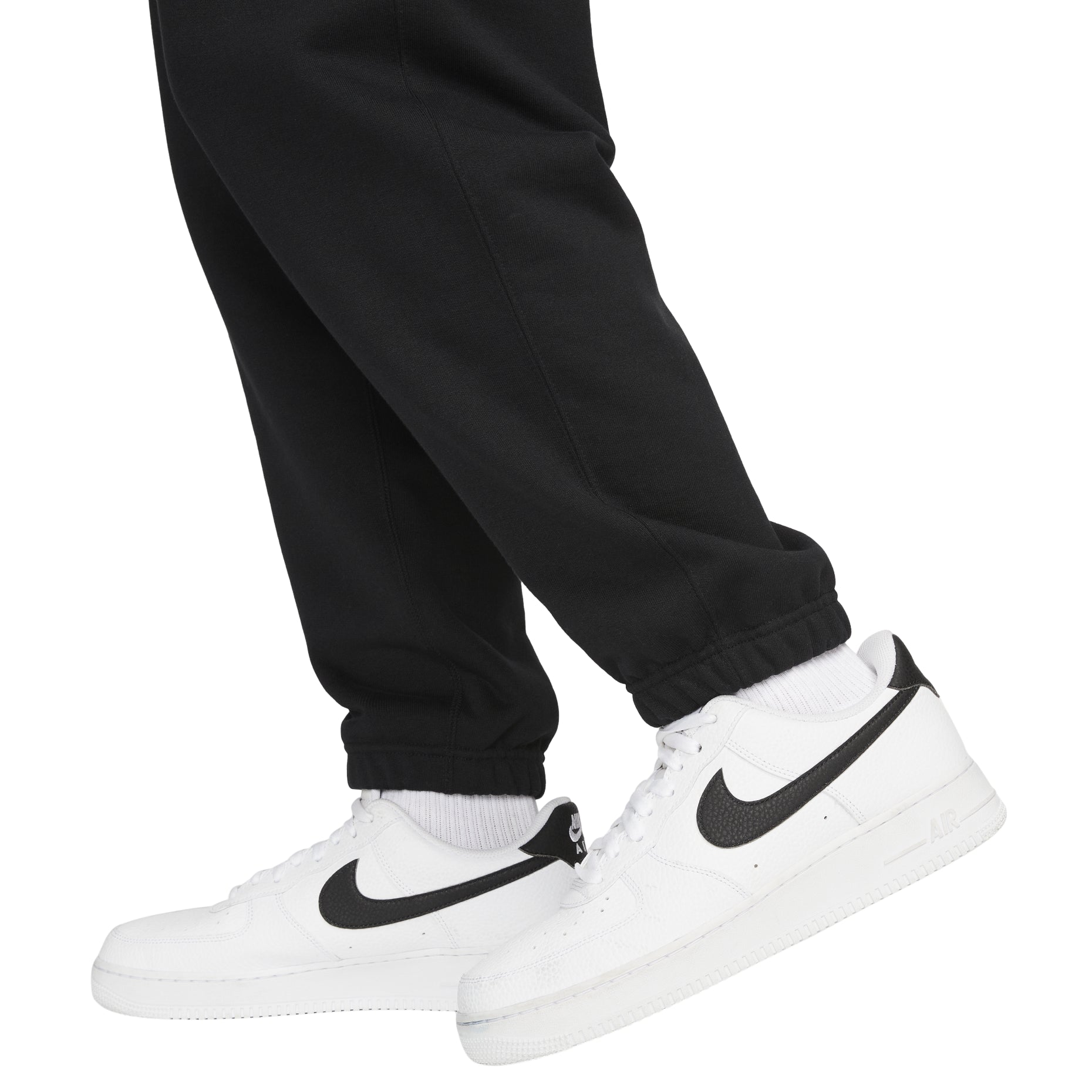 Nike Solo Swoosh French Terry Trousers 'Black' DX0816-010