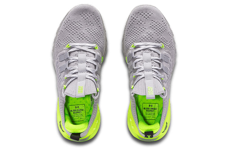 (WMNS) Under Armour Project Rock 3 'Grey Volt' 3023005-112