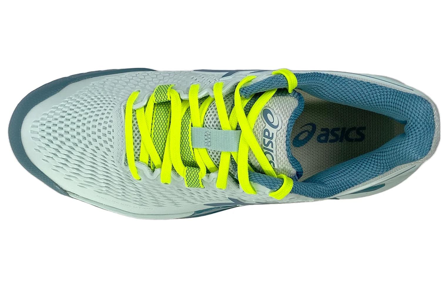 (WMNS) ASICS Gel Resolution 9 Wide 'Soothing Sea Gris Blue' 1042A226-400