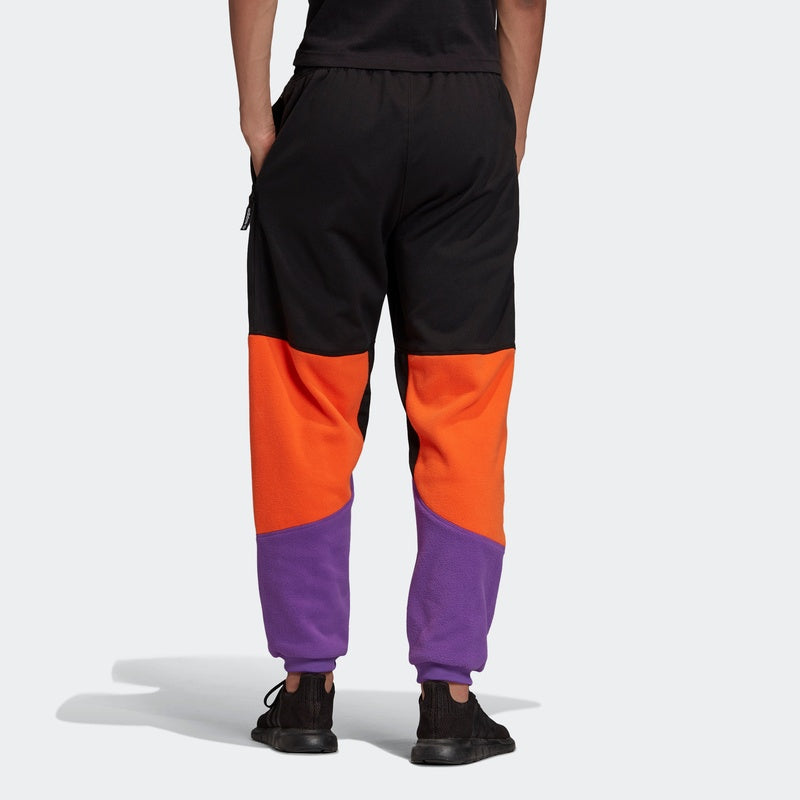 adidas originals Splicing Colorblock Casual Sports Long Pants Black FM3681