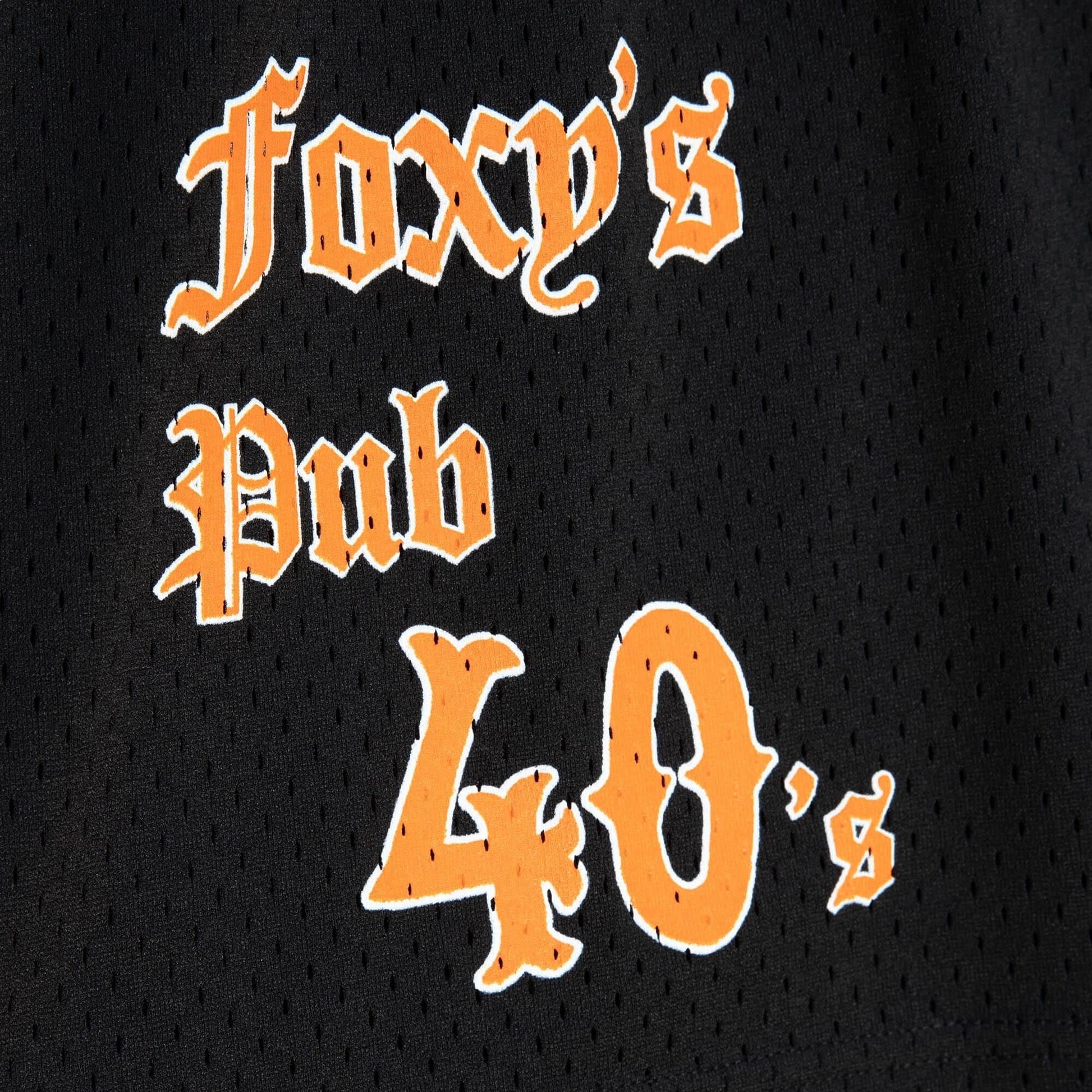 Mitchell & Ness x Fred Segal Foxy's Pub Shorts 'Black' BMMSDD20068-CLBBLCK