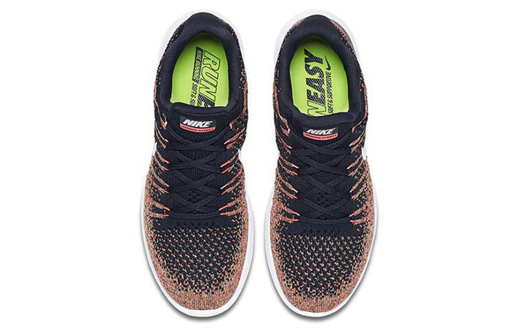 (WMNS) Nike Lunarepic Low Flyknit 2 'Black Hot Punch Unvi Blue' 863780-006