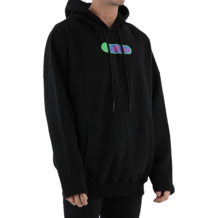 Men's Off-White SS22 Alphabet Printing Black OMBB091S22FLE0041055