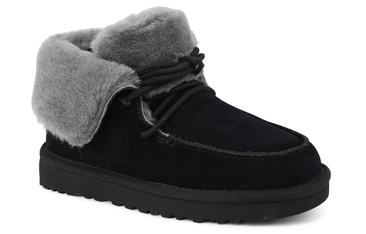 (WMNS) UGG Diara Lacing Fleece Lined Black 1113090-BLK