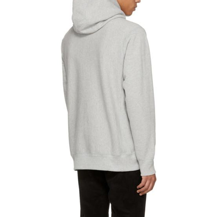 NOAH Core Logo Heather Grey Pullover Loose Alphabet Unisex light grey NOAH-SS18-011