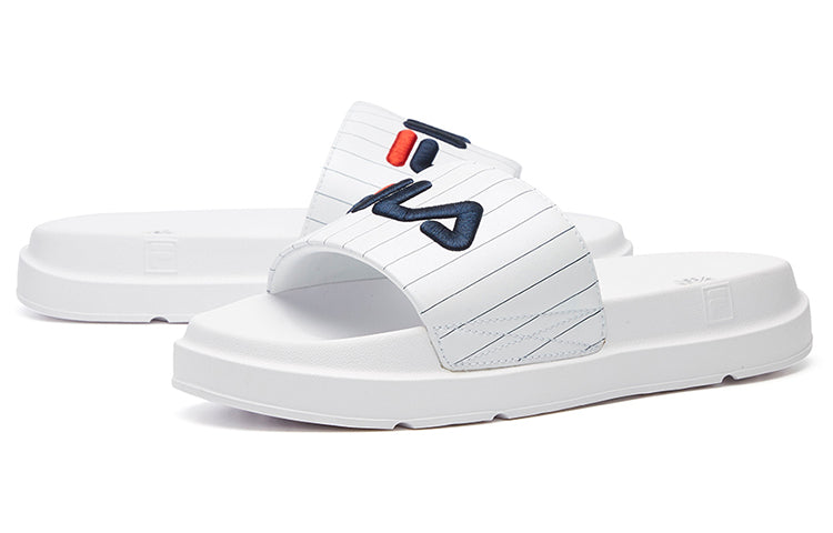 (WMNS) FILA Thick Sole White Slippers F52W044602FWT