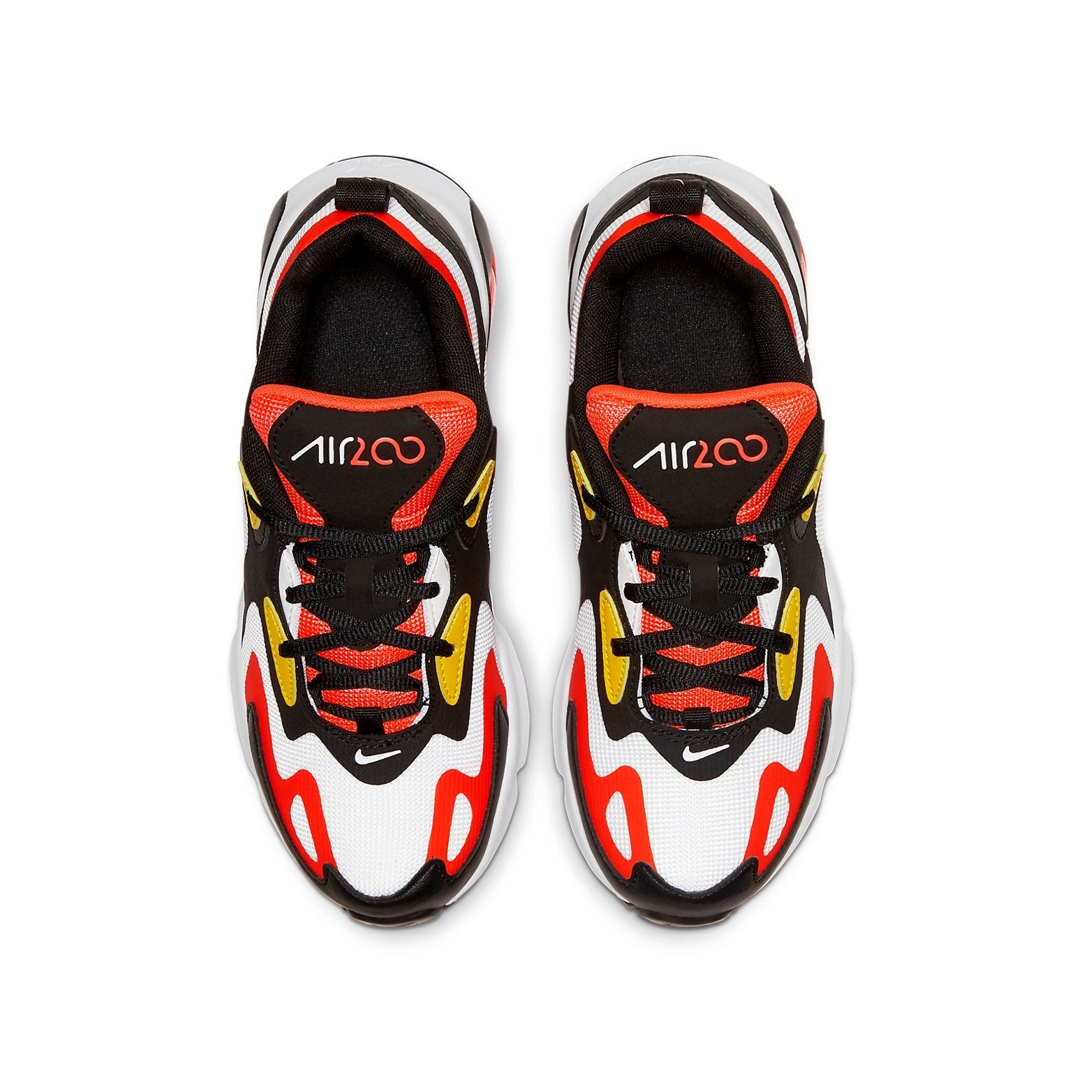 (GS) Nike Air Max 200 'Black Bright Crimson' AT5627-005