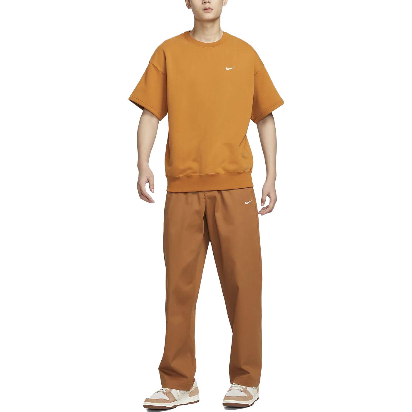 Nike Solo Swoosh Logo T-Shirt 'Brown' DX0881-754