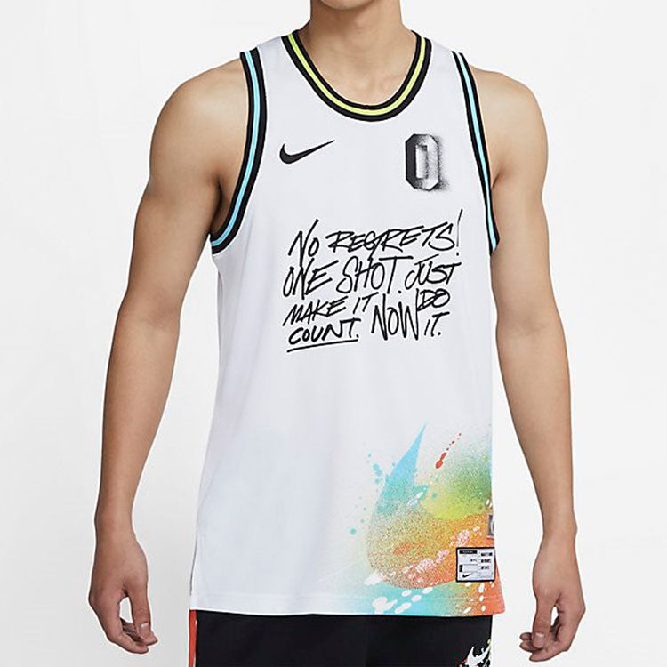 Nike MENS DNA Premium Dri-fit Sports Basketball Vest White DJ5216-100