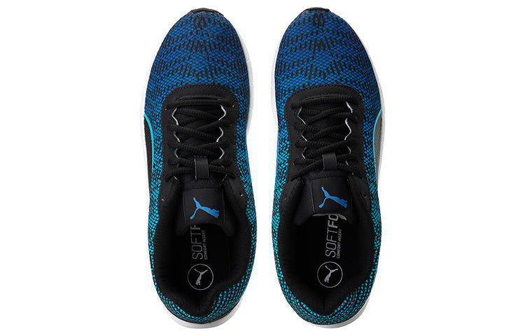 (WMNS) PUMA Comet Ipd Low Running Shoes Black/White/Blue 364763-05