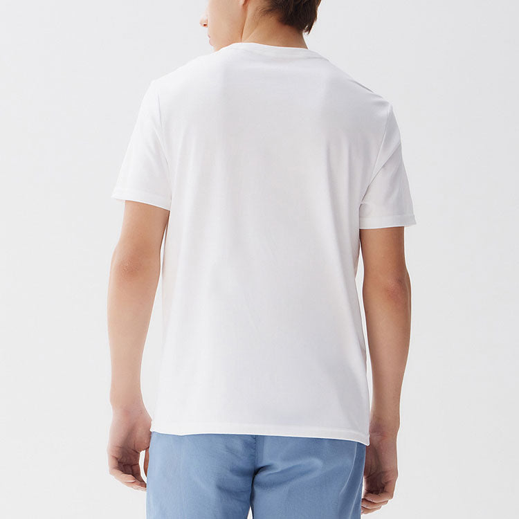 FILA Cotton Causual Round Collar Male White F11M128109F-WT