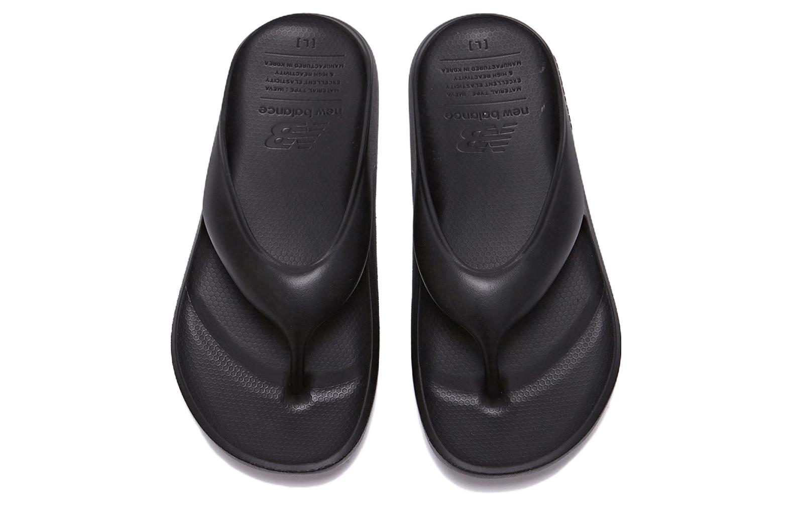 New Balance 5601 Series Fashion Casual Unisex Black Korean Version Slippers SD5601BK2