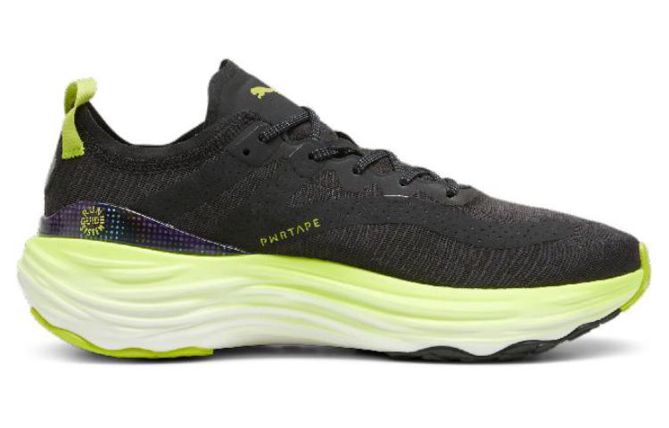 PUMA ForeverRun NITRO Running Shoes 'Black Solar Green' 380073-01