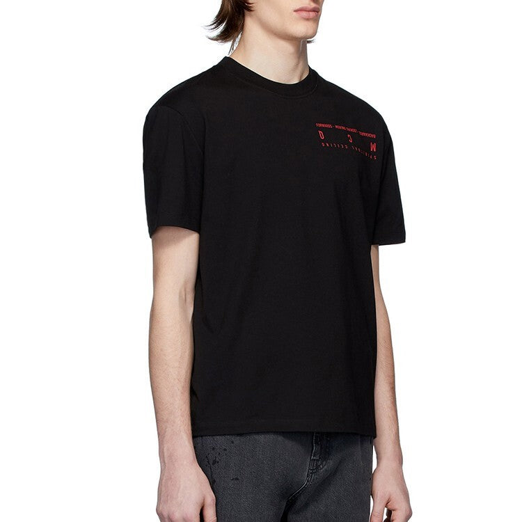 Alexander McQueen Letter Printing Male Black 291571-R0T24-1000