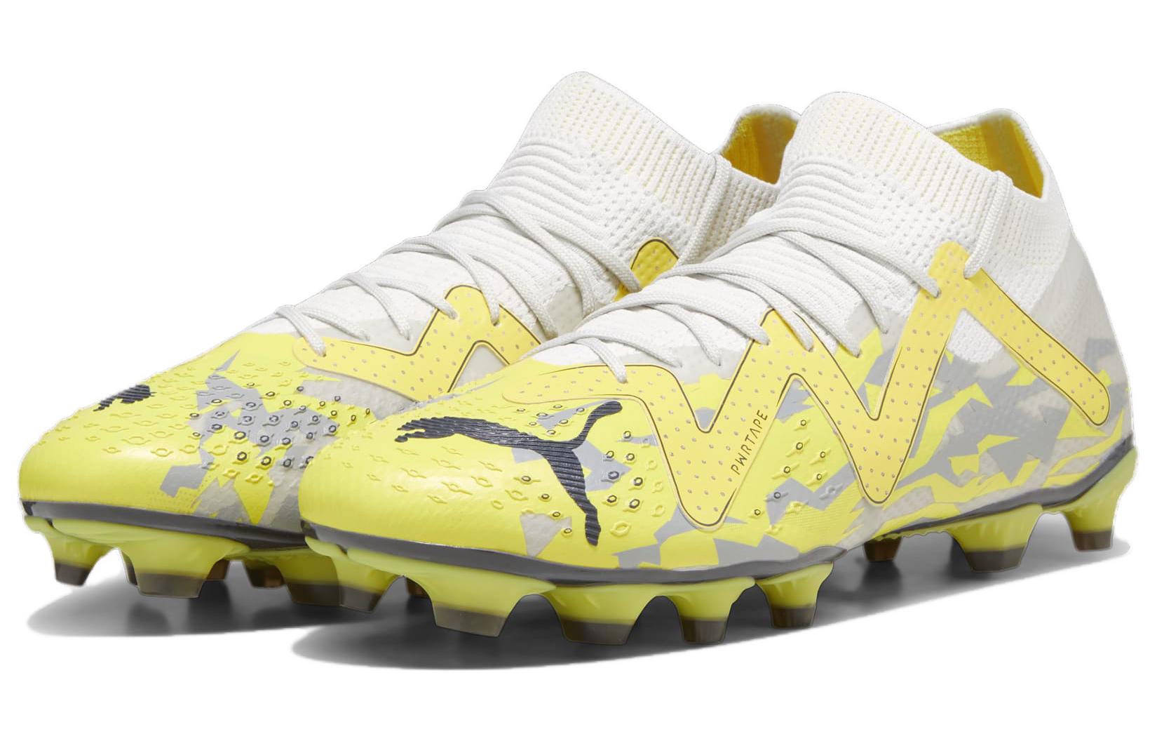 PUMA Future Pro FG Soccer Shoes 'White Yellow' 107361-04