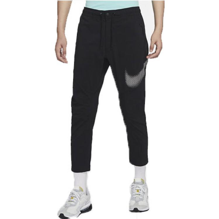 Men's Nike As Nsw Swsh Pant Wvn Large Logo Woven Sports Pants/Trousers/Joggers Autumn Black DZ3029-010