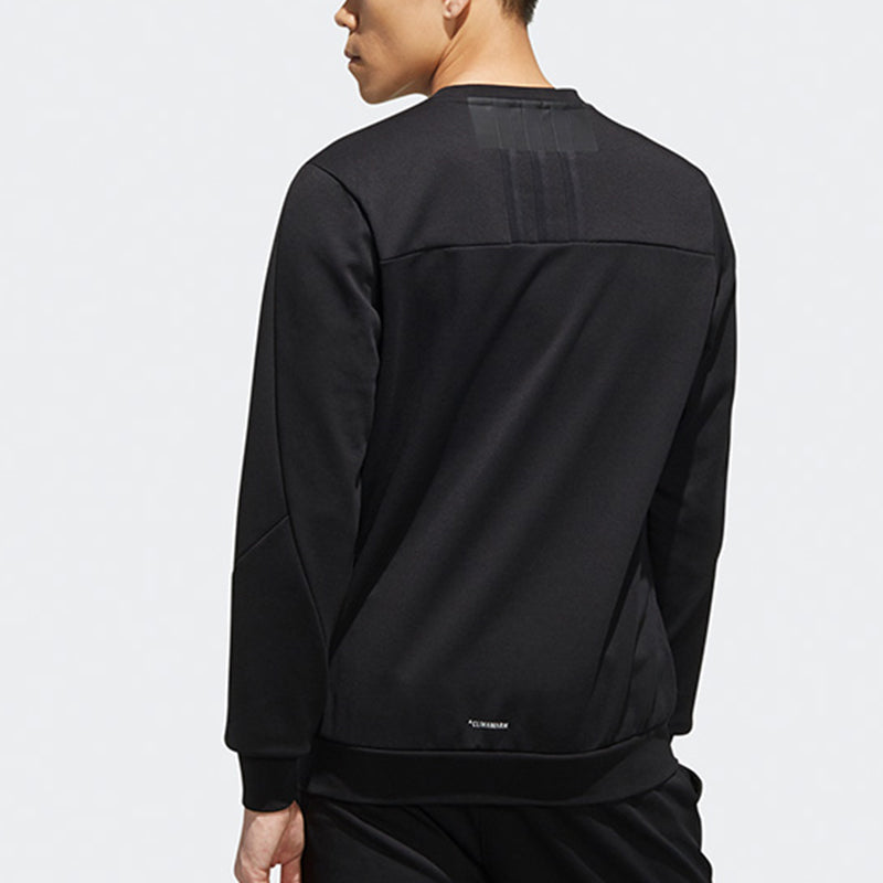 adidas neo Csgrswtshrt Sports Round Neck Knit Pullover Long Sleeves Black EI4509