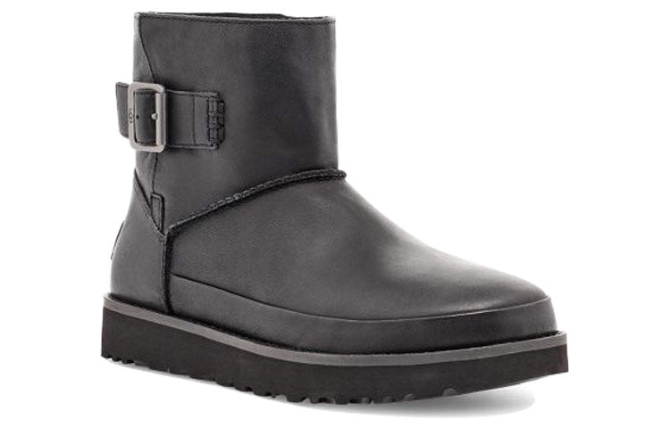 (WMNS) UGG Classic Deconstructed Mini Fleece Lined Black 1113191-BLK