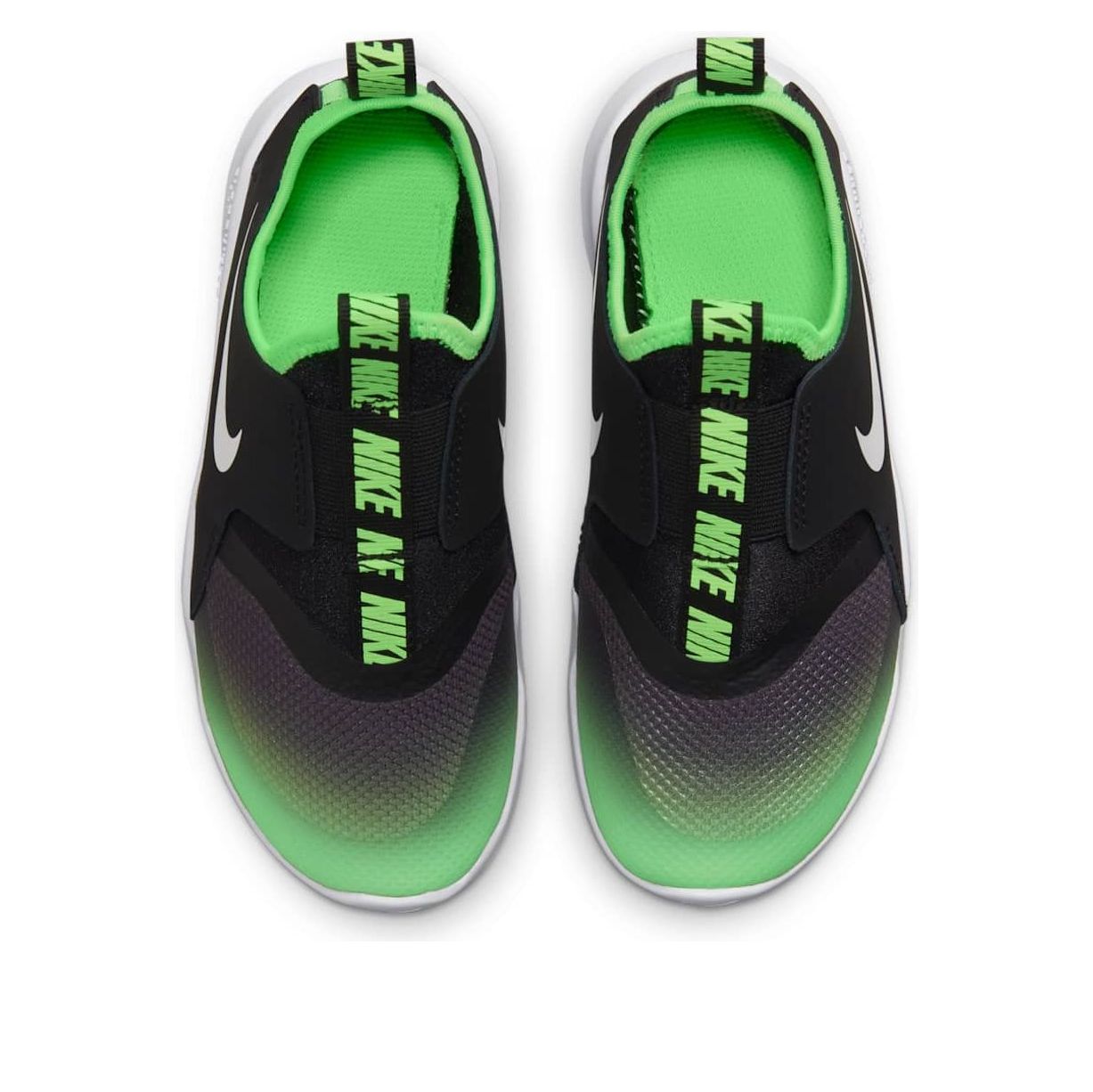 (PS) Nike Flex Runner 'Black Green White' AT4663-020