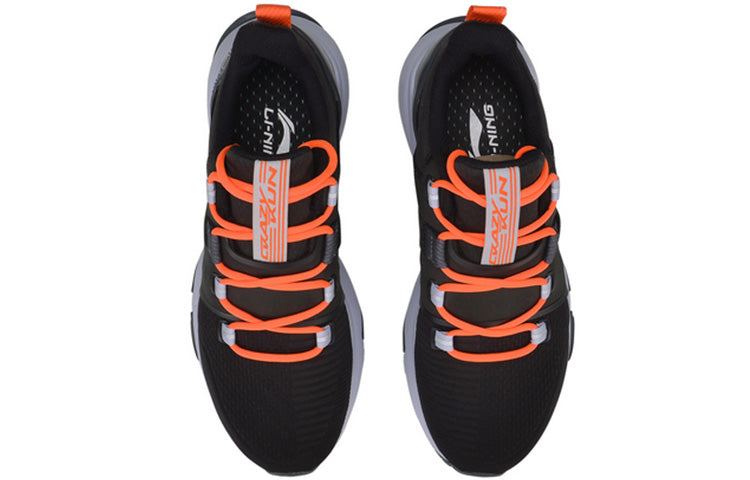 (WMNS) Li-Ning Crazy Run X 'Black Orange' ARHQ022-5
