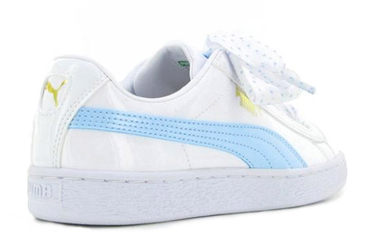 PUMA Basket Heart Patent Pink 'White Blue' 367820-01