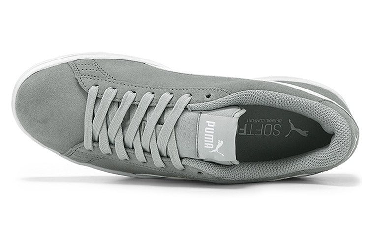 (GS) PUMA Smash v2 Sd Jr Grey/White 365176-21