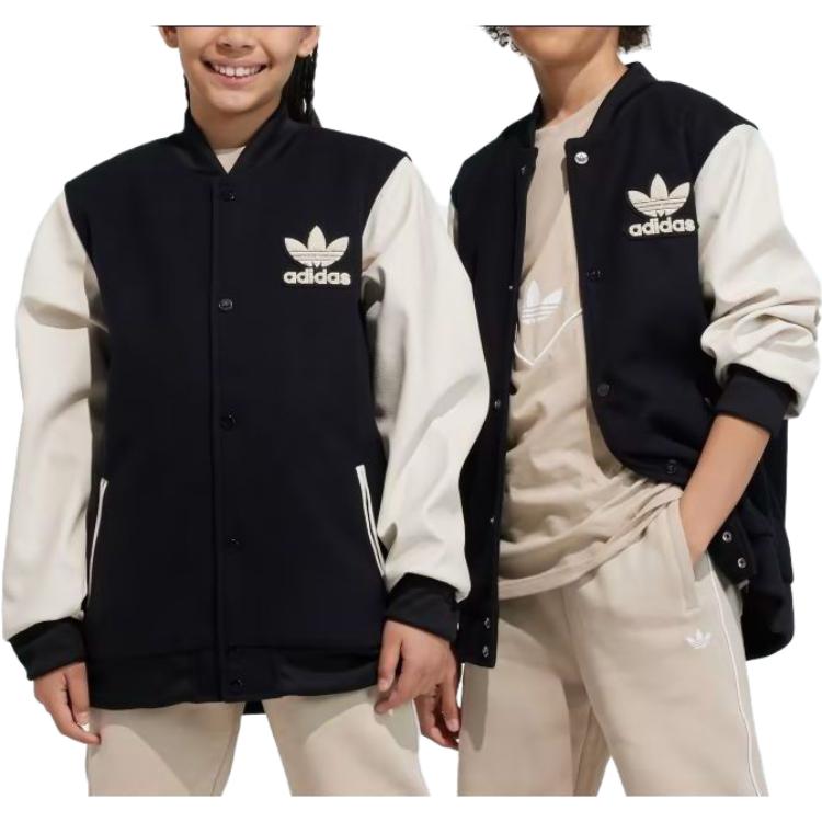 (GS) adidas Adicolor VRCT Jacket 'Black' IL1847