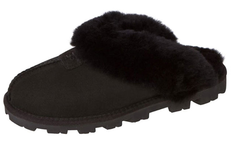 (WMNS) UGG Coquette Slipper One Pedal Black Slippers 5125-BLK