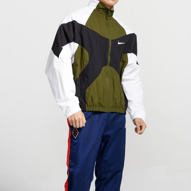 Nike Sportswear Woven Jacket Sports Athleisure Running Jogging Army green BV5211-331