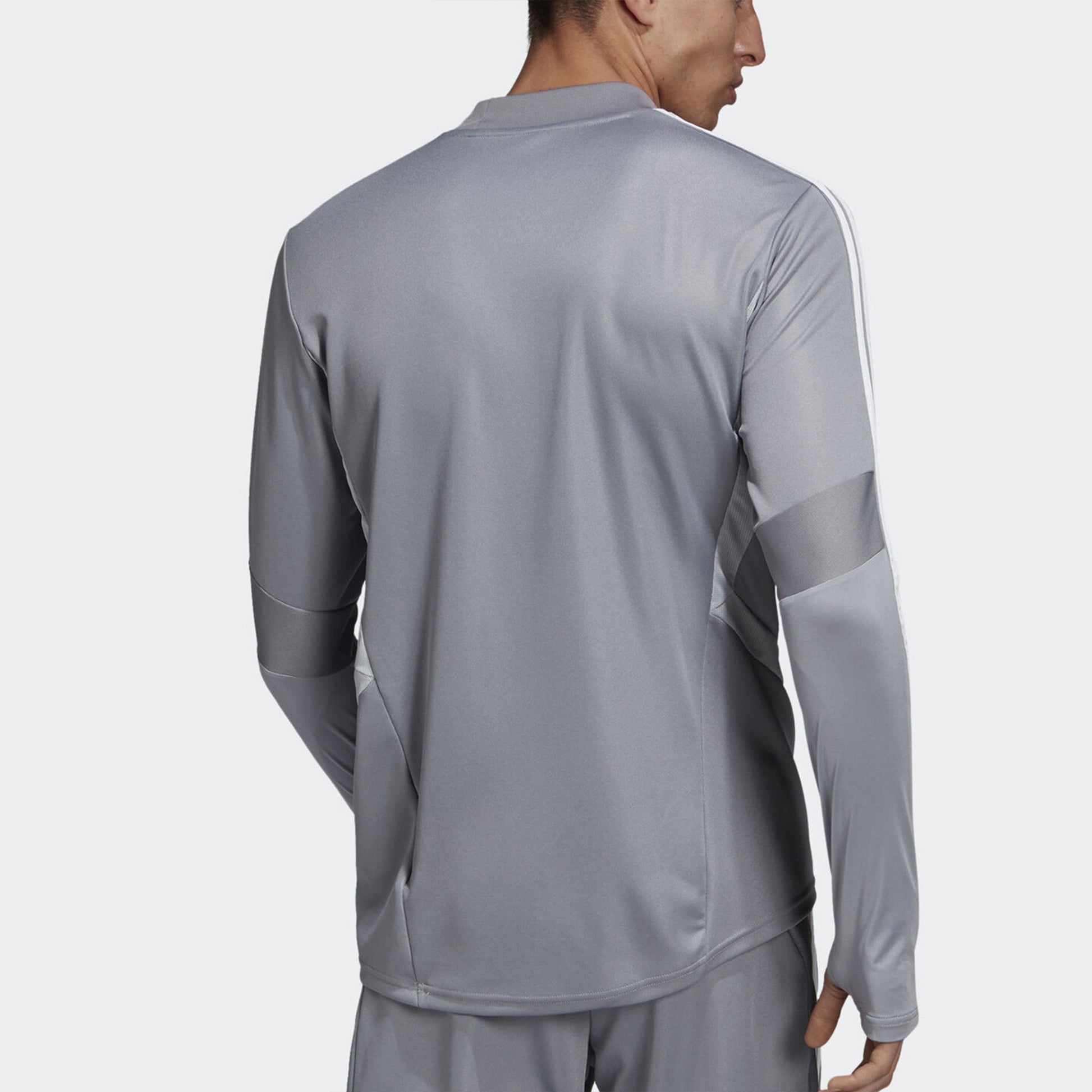 adidas Tiro19 Tr Top Soccer/Football Athleisure Casual Sports Quick Dry Breathable Long Sleeves Gray DW4801