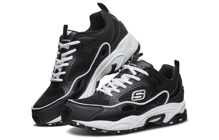Skechers Stamina Running 'Black White' 666096-BLK