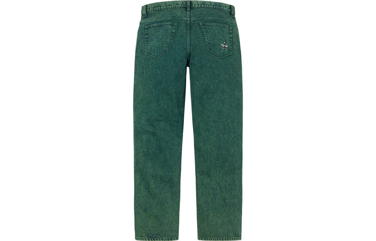 Supreme SS23 Week 1 Regular Jean Pants 'Green' SUP-SS23-025
