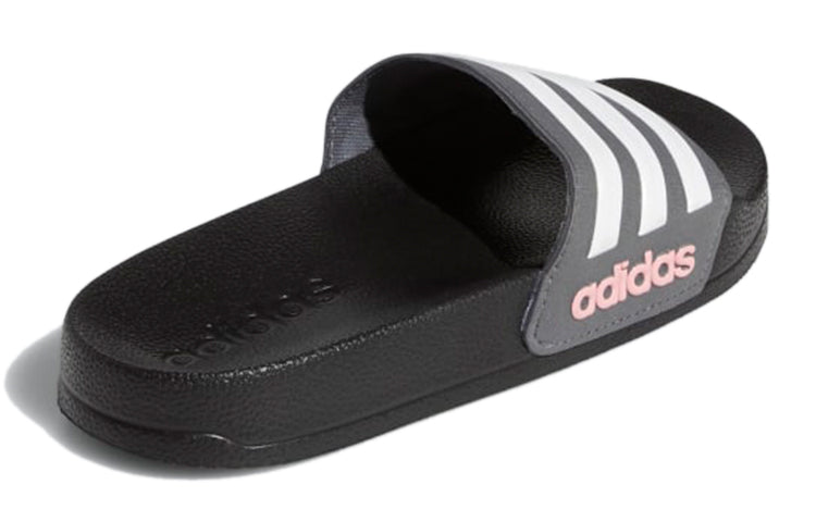 (GS) adidas Adilette Shower Slide J 'Black Grey' FY8841