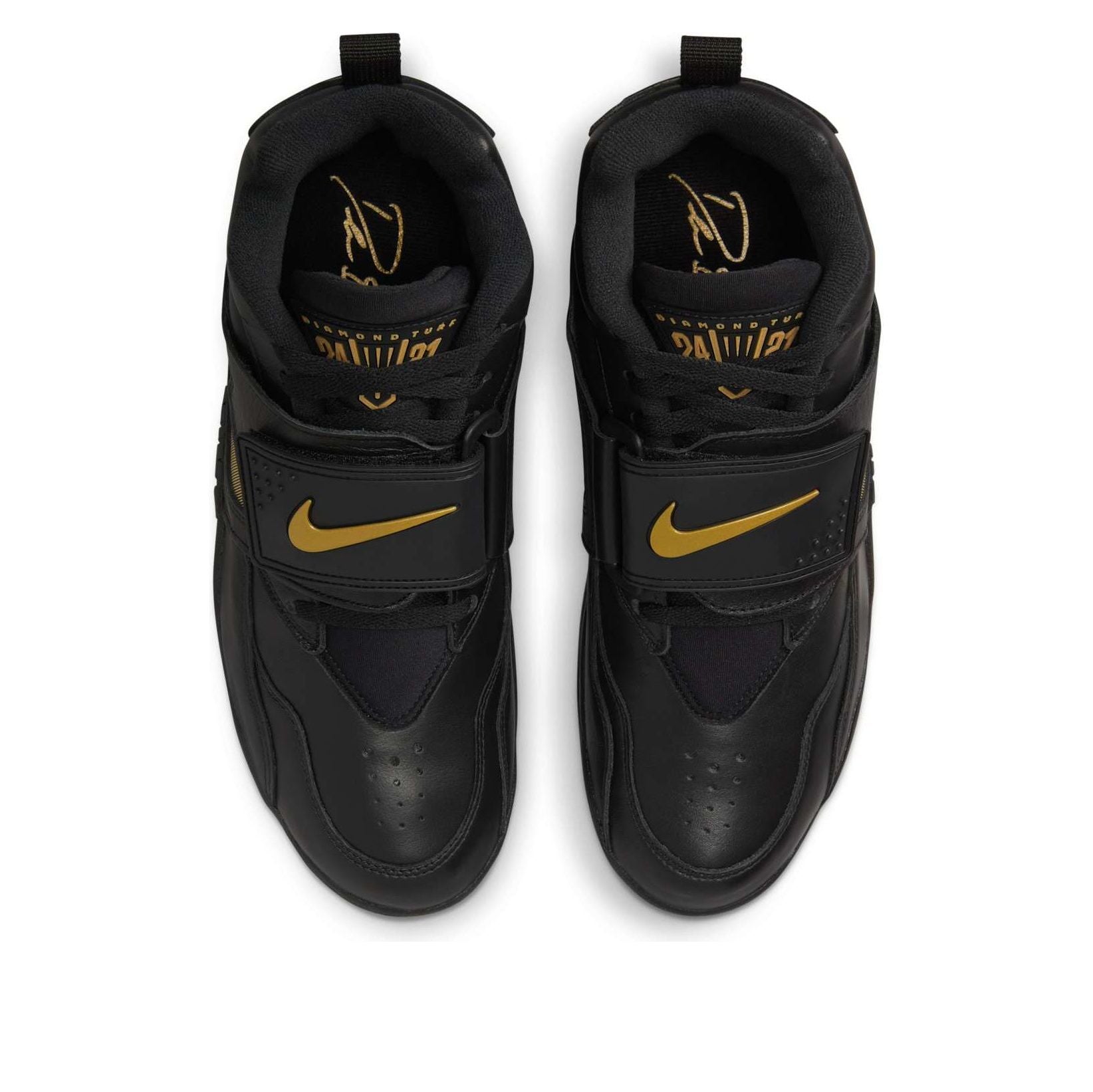 Nike Air Diamond Turf 'Black Metallic Gold' HV5788-001