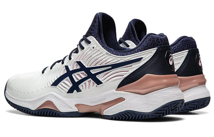 (WMNS) ASICS Court FF 2 Clay 'White Blue' 1042A075-102