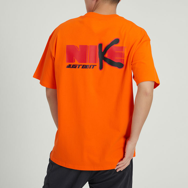 Nike Short Sleeved basketball T-Shirt 'Orange' DZ2684-819