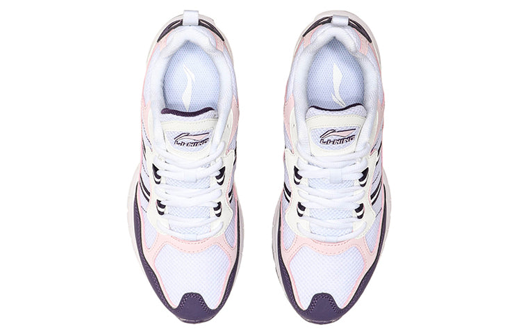 (WMNS) Li-Ning Lightweight Running Shoes 'White Pink Purple' ARBP064-3