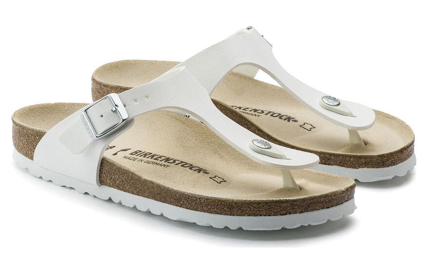 Birkenstock Gizeh Birko-Flor 'White' 0043731