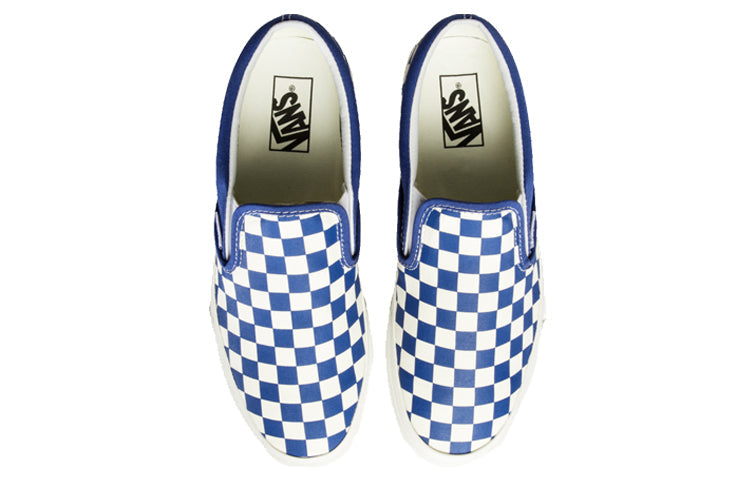 Vans Classic Slip-On 'Nextor Checkerboard - True Blue' VN0A38F7P9H