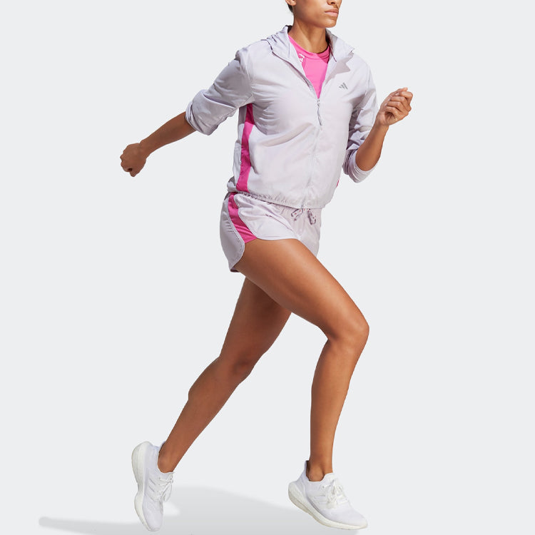 (WMNS) adidas Run It Windbreaker Jackets 'Purple' HR9913