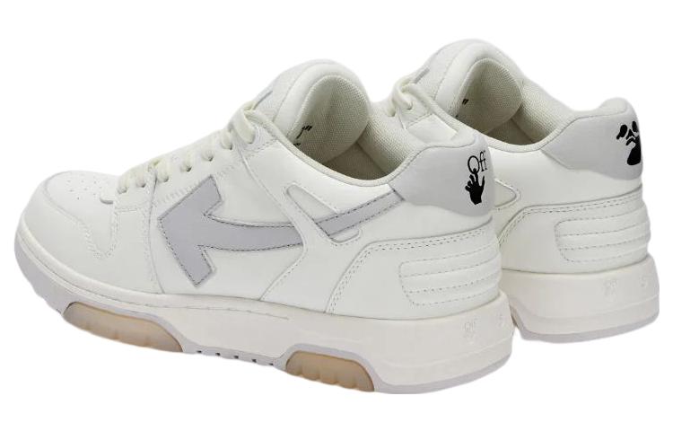 Off-White Out Of Office Low Top Trainers White OMIA189S21LEA0010109