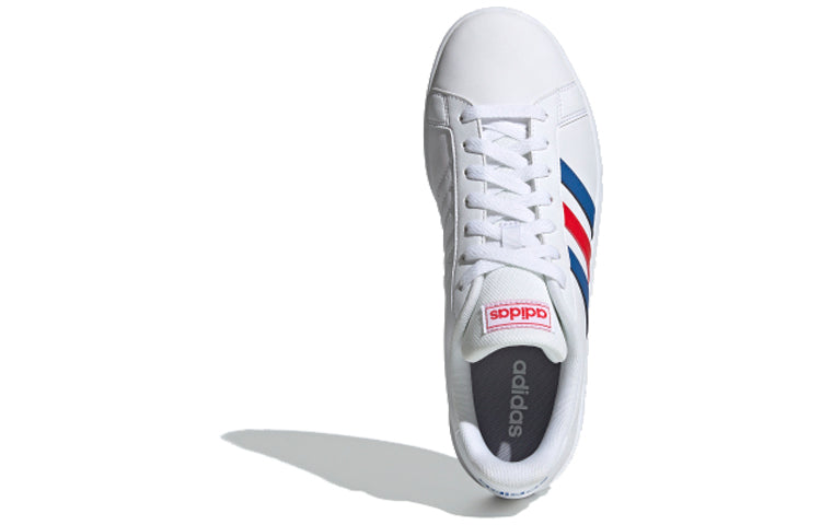 adidas Grand Court Base 'White Blue Active Red' EE7901