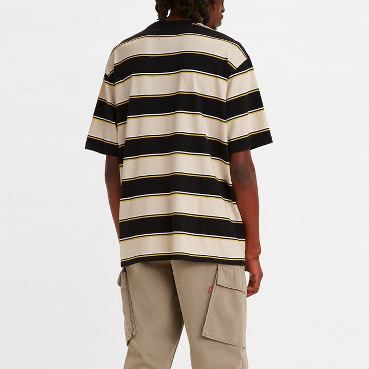 Men's Levis Round Neck Stripe Short Sleeve Colorblock 36254-0005