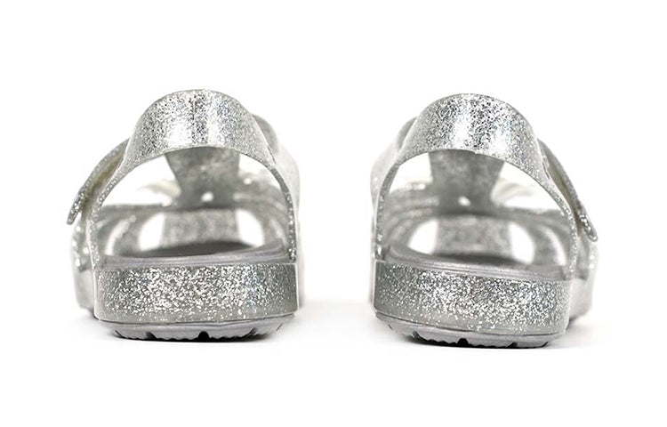 (PS) Crocs Isabella Charm Minimalistic Casual Sandals Silver 205535-040