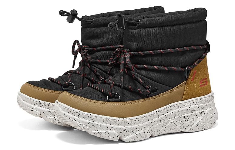 (WMNS) Skechers Bobs MT. PEAK 'Black Brown' 117311-BKNT